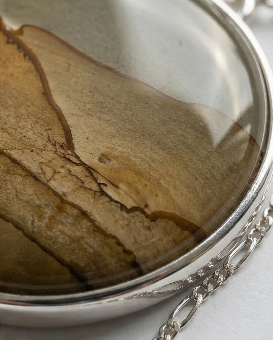 Picture Jasper Landscape Pendant