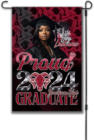 2024 Custom Graduation Garden Flag