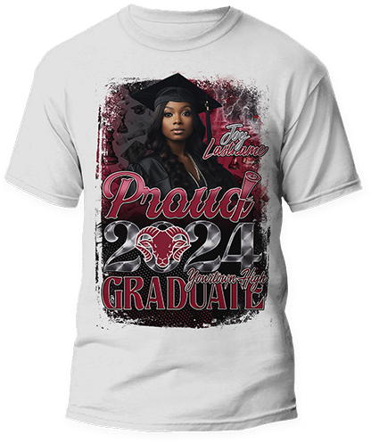 2024 Grad Center Print T-Shirt