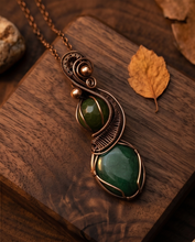 Load image into Gallery viewer, Green Adventurine in Copper