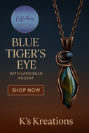 Handmade Blue Tiger’s Eye pendant wrapped in copper with Lapis bead accent
Artisan copper wire Blue Tiger’s Eye gemstone necklace
Marquise Blue Tiger’s Eye with golden flashes pendant
Unique Blue Tiger’s Eye and Lapis jewelry gift
