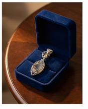 Load image into Gallery viewer, Moss Agate Statement Pendant – Handcrafted Wire-Wrapped Nature Gemstone Necklace