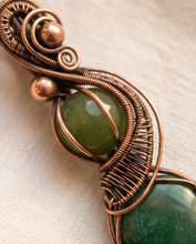 Load image into Gallery viewer, Green Adventurine in Copper