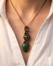 Load image into Gallery viewer, Green Adventurine in Copper