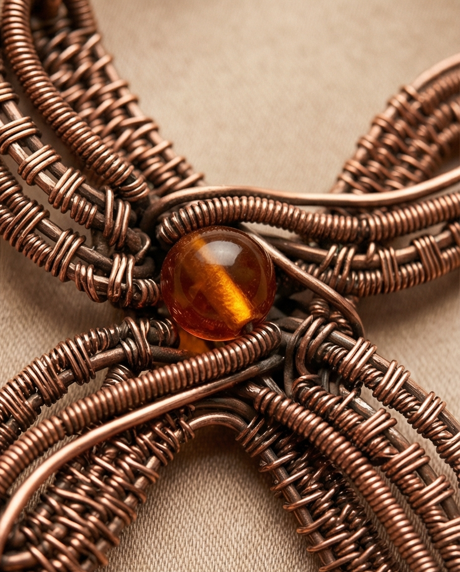 Wave Cross pendant