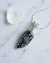 Load image into Gallery viewer, Shattuckite Pendant in Sterling Silver