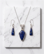 Load image into Gallery viewer, Sodalite And Earring Set