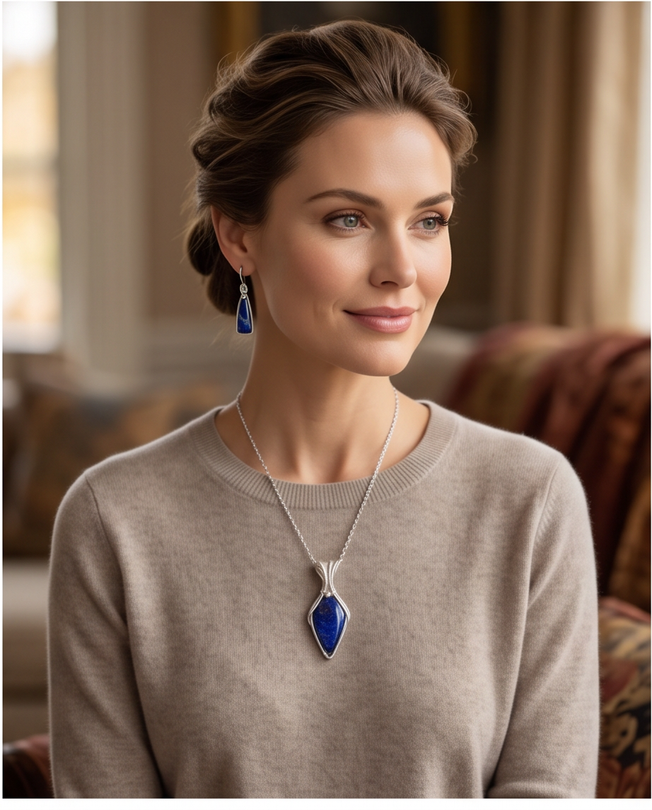 Sodalite And Earring Set