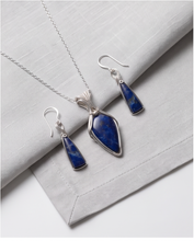 Load image into Gallery viewer, Sodalite And Earring Set