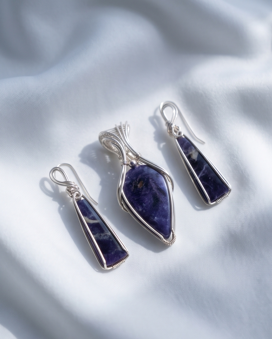 Sodalite And Earring Set