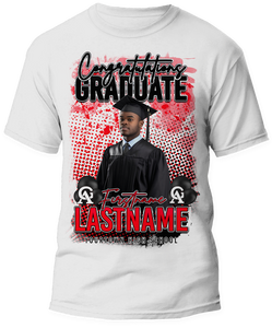 Custom Center Front Graduation T-Shirt