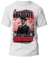 Custom Center Front Graduation T-Shirt