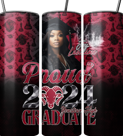 2024 Grad Custom 20 oz.Tumbler – K'sKreations Designs & Handcrafted Jewelry