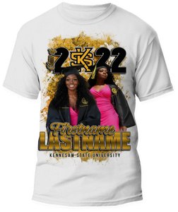 CUSTOM GRADUATION FRONT DESIGN