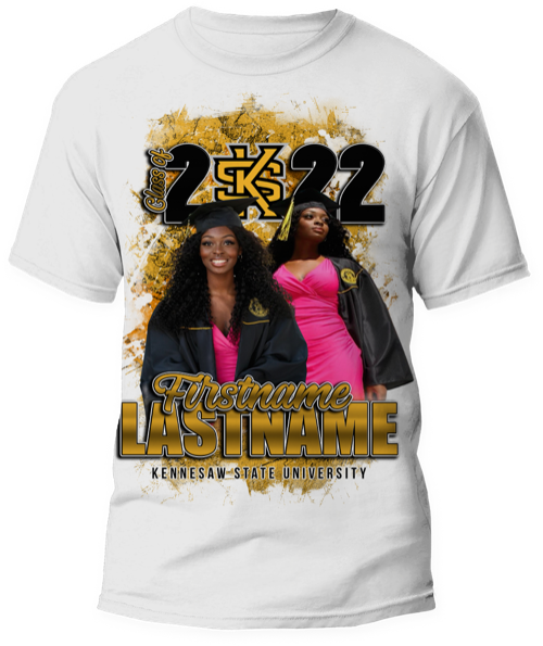 CUSTOM GRADUATION FRONT DESIGN
