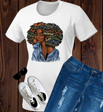 Load image into Gallery viewer, UNAPOLOGETICALLY BLACK  T-SHIRT