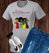 Load image into Gallery viewer, FEELING BLACKNIFICENT  T-SHIRT