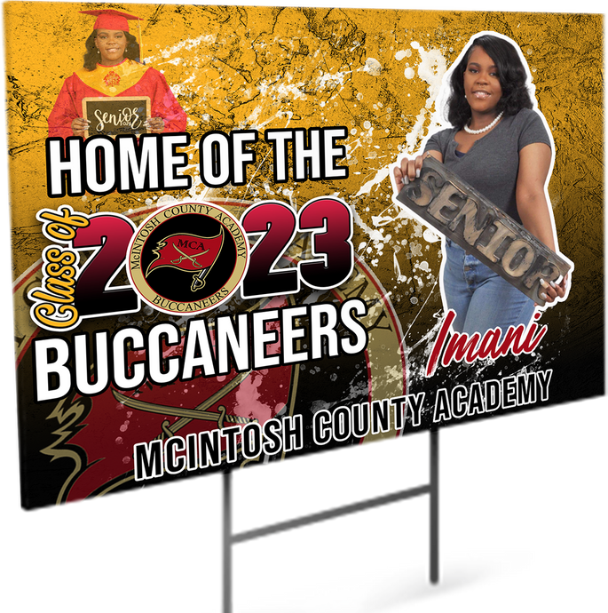 CUSTOM GRADUATION YARD SIGN