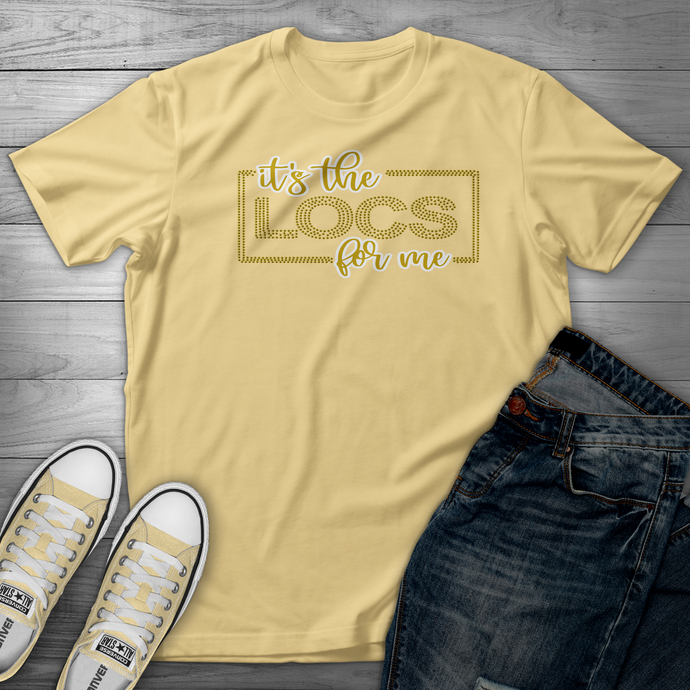 It's The Locs for Me Rhinestone T-Shirt